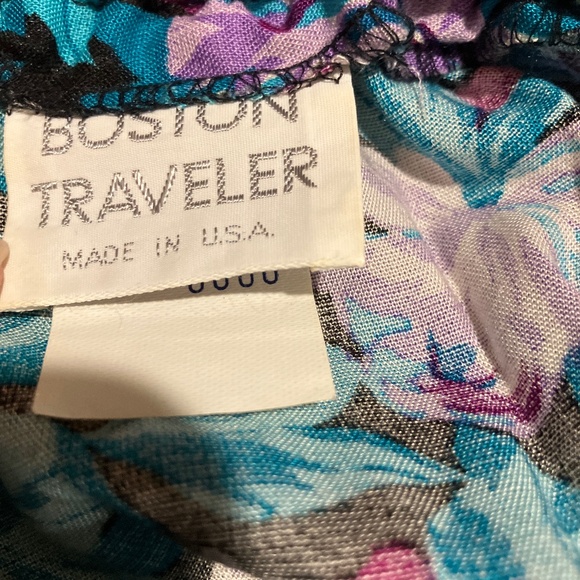 Vintage Boston Traveler Made in the USA Floral Womens Skirt - Picture 3 of 7